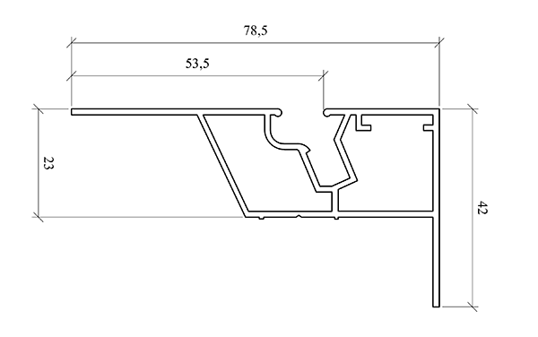 Профиль каркасный Prozet КП2 