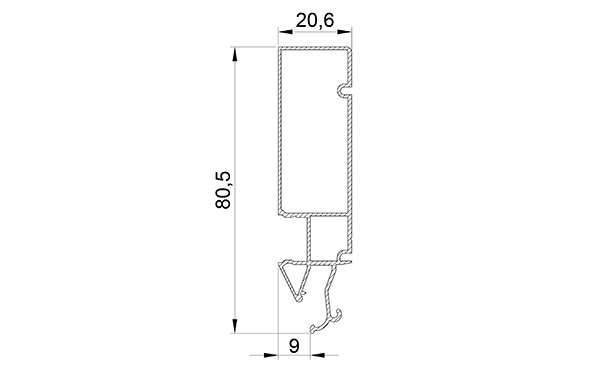 Профиль Lumfer Contact  80