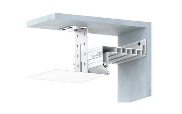 Карниз GARDINA3 04 с нижней заправкой полотна, Flexy