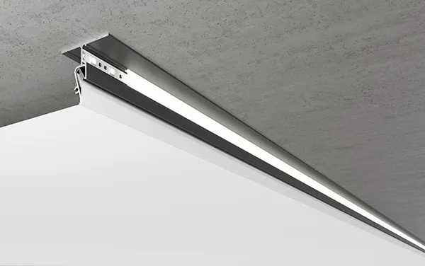 Профиль парящий ПОТОЛОЧНЫЙ под рассеиватель Contour-Pro LED ,Alteza 