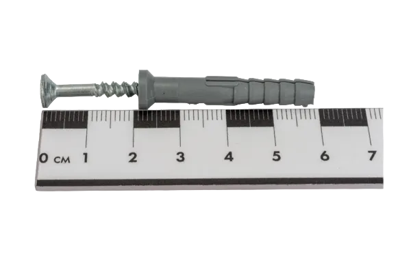 Дюбель-гвоздь 6*40 потайной борт SM-L   (2000 шт) BOX
