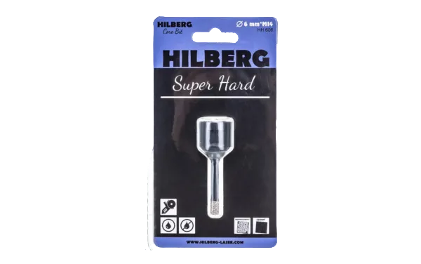 Коронка алмазная 6 мм  M14 HH606  HILBERG  Super Hard