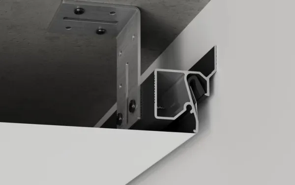 Профиль теневой брус DELTA BOX чёрный , Alteza