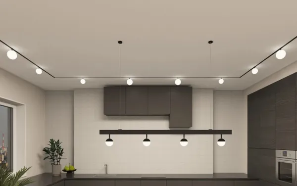 Светильник акцентный SMART MOON 12W  DIM 3000K-6000K, чёрный Denkirs