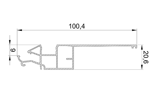 Профиль Lumfer Contact 100