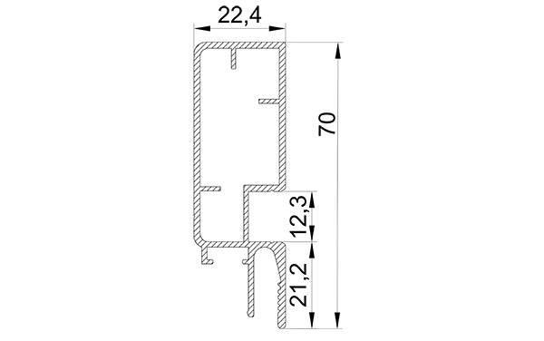 Профиль LumFer Clamp Level LUX 70