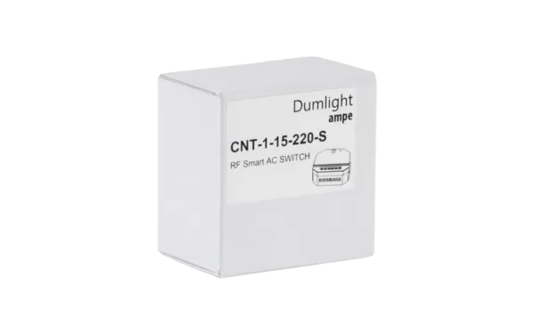 Контроллер-выключатель Ampe CNT-1-15-220-S-WF 220V 10A 1зона 360w-max (Google Home, Алиса) Dumlight