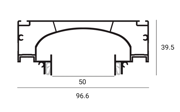 Нишевая световая линия SLOTT 50 