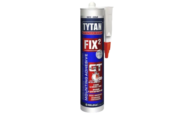 Клей-герметик TYTAN FIX2 GT  белый 290 мл 
