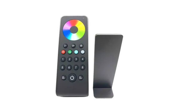 Пульт (RS8) Ampe RMT-8RTW - RGB\RGBW- 8 зон, магнитный, чёрный, Dumlight