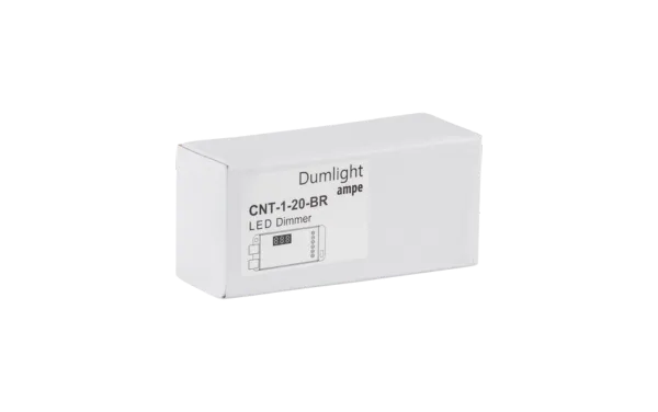Контроллер Ampe CNT-1-20 BR DIM  для одноцветной ленты 20A, 12-24vDC, Dumlight