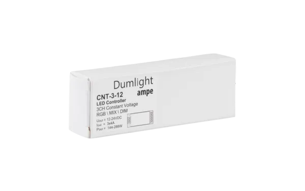 Контроллер Ampe CNT-3-12 RGB\MIX\DIM 3CH*4A=12A 12-24vDC, Dumlight