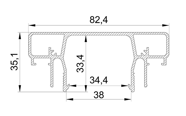 Профиль LumFer Clamp MEDUZA 35  