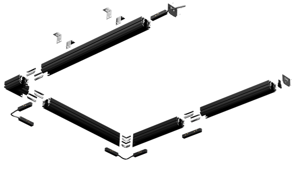 Коннектор прямой TRACK 23 Lumfer 