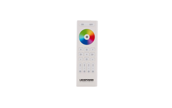 Пульт RGB/RGBW/RGBCCT на 4 зоны RC03RF  белый,  LEDS POWER