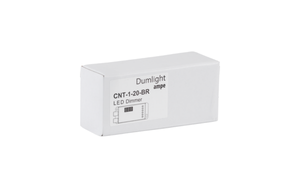Контроллер Ampe CNT-1-20 BR DIM  для одноцветной ленты 20A Dumlight