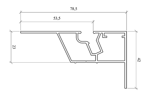 Профиль каркасный Prozet КП2 