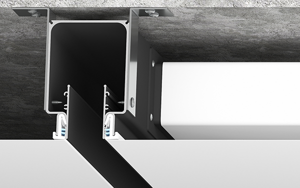 Профиль Lumfer Clamp Diffuser чёрный 