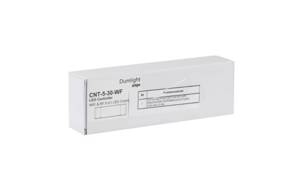 Контроллер Ampe CNT-5-30-WF WIFI, 5*6A = 30A, 12-48v , Dumlight