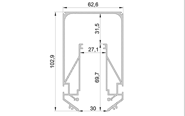 Профиль Lumfer Diffuser 