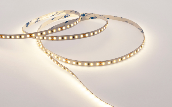 Светодиодная лента 120 белый Тёплый 24V 9.6W/м 2835 (5м) LEDS POWER 