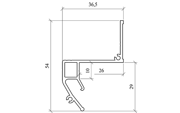 Профиль парящий  СП4 Prozet