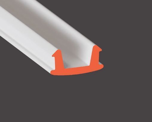 Вставка гарпуная, Flexy 0.8 см PVC 8, белая