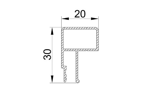 Профиль BU (брус универсальный ) 