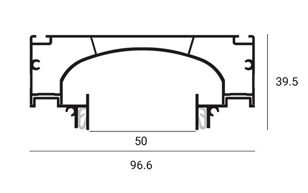 Нишевая световая линия SLOTT 50 