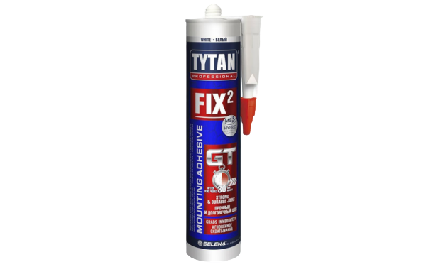 Клей-герметик TYTAN FIX2 GT  белый 290 мл 