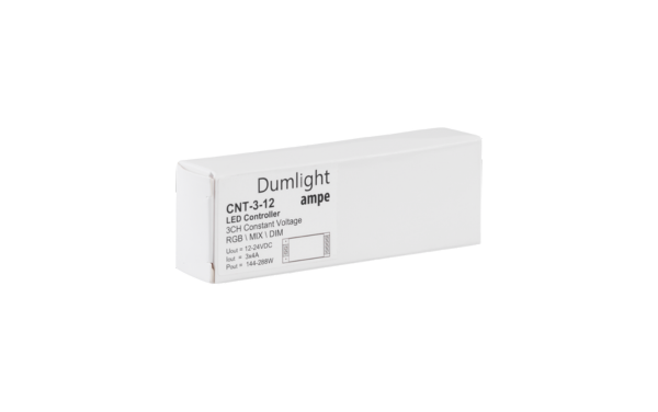 Контроллер (V3-X) Ampe CNT-3-30 RGB\MIX\CCT\DIM 3*10A=30A, 12-36vDC, Dumlight