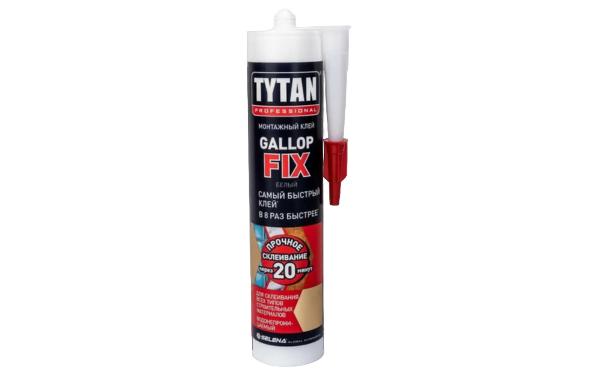 Клей-герметик TYTAN Gallop FIX белый 290 мл 