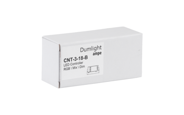 Контроллер Ampe CNT-3-18 RGB\MIX\DIM 3CH*6A=18A 12-24vDC, Dumlight