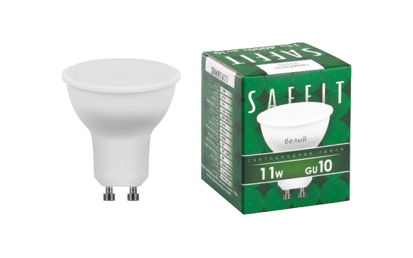 Лампа светодиодная  GU10  SAFFIT 