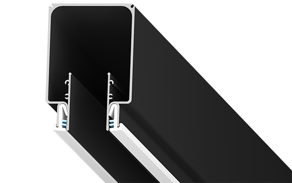 Профиль Lumfer Clamp Diffuser чёрный 