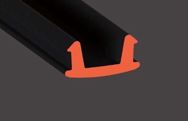 Вставка гарпуная, Flexy 0.8 см, PVC 8, черная